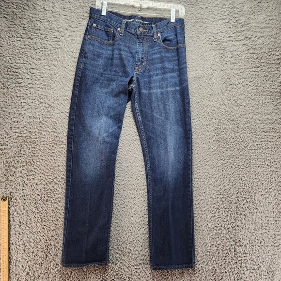 Old Navy Jeans Mens 30x32 Straight Stretch Blue Cotton/Spandex - Picture 1 of 12